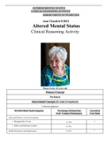 ALTERED MENTAL STATUS CLINICAL REASONING ACTIVITY MARGE GOETZ, 82 YEARS OLD