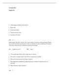 Hematology by Rodak - Complete test bank - exam questions - quizzes (updated 2022)