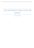 HESI MATERNITY CASE STUDY OB WEEK5.