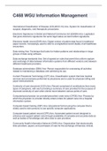 C468 WGU Information Management with complete solution