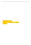 MEDSURG 3 Proctored Exam-100&percnt; Correct Questions & Answers Graded A