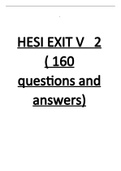HESI EXIT V2 2022 |GRADED A+