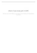 NR 601 Week 2 COPD Case Study Part 2