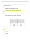 ECONOMICS 372 Final Exam Guide 2- ECO 372 Final Exam 2 Study Guide Questions and Answers