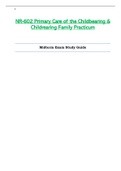 Midterm Exam Study Guide - NR602 &sol; NR-602 &sol; NR 602 &lpar;Latest&rpar; &colon; Primary Care of the Childbearing and Childrearing Family Practicum - Chamberlain