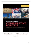 Samenvatting/Summary Introduction To Political Science 2021-2022