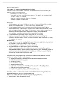 Summary Research Methodology - Research Methodology II - Year 2
