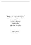 Summary Molecular Basis of Diseases