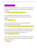 ATI Exit Exam &lpar;Latest 2022&rpar; Questions & Answers&sol; Guaranteed A&plus; Guide