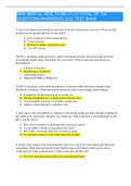 HESI MENTAL HEALTH RN V1-V3 TOTAL OF 134 QUESTIONS&sol;ANSWER&lpar;S&rpar; 2020 TEST BANK