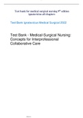 Test-bank for medical surgical nursing-ignatavicius all chapters (A+)