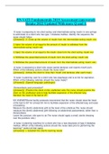 RN VATI Fundamentals 2019 Assessment &lpar;answered&rpar; Retake 2022 Verified With more Q and A