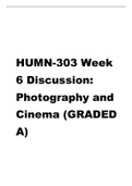 HUMN-303 Week 6 Discussion Photography and Cinema (GRADED A).pdf