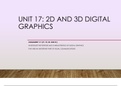 Unit 17 - Digital 2D and 3D Graphics Assignment 1 (Distinction)