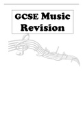 Summary of OCR GCSE Music 