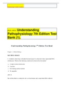 BIOL MISC Understanding Pathophysiology 7th Edition Test Bank &lpar;1&rpar;&period;