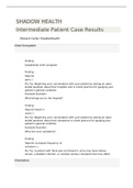 SHADOW HEALTH Intermediate Patient Case Results