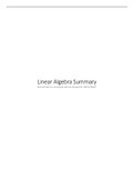 Summary Linear Algebra for EOR 21/22 (Rijksuniversiteit Groningen, EBP037A05)