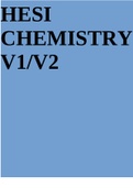 HESI CHEMISTRY V1/V2