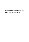 RN COMPREHENSIVE PREDICTOR 2019.