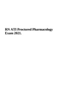 RN ATI Proctored Pharmacology Exam (Latest Solutions and Resource for the EXAM).