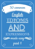 50 cmmon idioms made easy