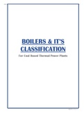 Boilers & It's Classification - Power Plant Engineering
