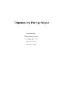 Pre-Calc Hallmark Project - Trigonometry 