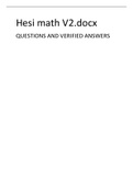 Hesi math V2.docx QUESTIONS AND ANSWERS