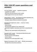 POLI 330 MT exam questions and answers&period;