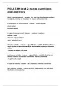 POLI 330 test 2 exam questions and answers