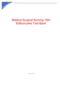 Medical&lowbar;Surgical&lowbar;Nursing&lowbar;10th&lowbar;Edition&lowbar;Lewis&lowbar;Test&lowbar;Bank