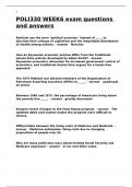 POLI330 WEEK6 exam questions and answers&period;