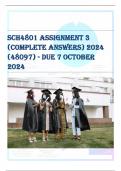 CH4801 Assignment 3 &lpar;COMPLETE ANSWERS&rpar; 2024 &lpar;248097&rpar;- DUE 7 October 2024 &semi; 100&percnt; TRUSTED Complete&comma; trusted solutions and explanations&period;