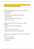 NREMT ADVANCED-EMT EXAM 2024&sol;2025 WITH 100&percnt; ACCURATE SOLUTIONS