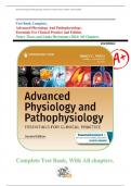 Test Bank Complete&lowbar; Advanced Physiology And Pathophysiology&colon; Essentials For Clinical Practice 2nd Edition&comma; Nancy Tkacs and Linda Herrmann &lpar;2024&rpar; All Chapters 1-17