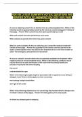 NUR 450 LATEST EXAM WITH ACTUAL QUESTIONS AND VERIFIED DETAILED ANSWERS 2024-2025 100&percnt; PASS GUARANTEED