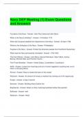 Navy DEP Meeting &lpar;1&rpar; Exam Questions and Answers