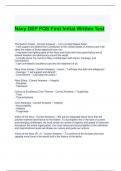 Navy DEP PQS First Initial Written Test 100&percnt; solved