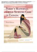 TEST BANK-Perry&rsquo;s MATERNAL CHILD NURSING CARE IN CANADA 3RD EDITION&comma; &lpar;Keenan-Lindsay&rpar; &vert;&vert;CHAPTERS 1-55&comma; FULLY COVERED