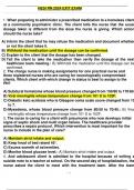 Hesi exit exam test bank 2024 newest 2024 actual exam 500 questions and correct detailed answers with rationales &lpar;verified answers&rpar; already graded a&plus;