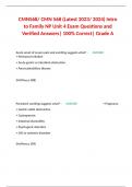 CMN568&sol; CMN 568 &lpar;Latest 2023&sol; 2024&rpar; Intro to Family NP Unit 4 Exam Questions and Verified Answers&vert; 100&percnt; Correct&vert; Grade A