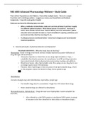 NSG 6005 Advanced Pharmacology Midterm&mdash;Study Guide