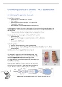 Samenvatting hoorcolleges Ontwikkelingsbiologie en Genetica (B-B3OBG05) (deeltentamen 2)/ Summary OBG lectures