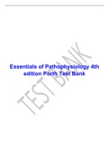 Exam (elaborations) EssentialsofPathophysiology4thEDITION  