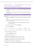 Samenvatting lessen 'Communicatiewetenschappen 1' + hoofdstukken in handboek: 1,8,2,3 en 4