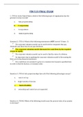 FIN 515 Managerial Finance Final Exam Complete Answer