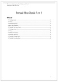 Portaal samenvatting h5 en h6 