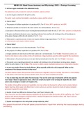 BIOD 151 Final Exam Anatomy and Physiology 2021 - Portage Learning