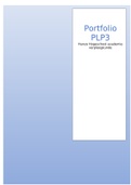 Portfolio PLP3, alle documenten inclusief opdracht regisseren van zorg